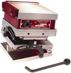 Suburban Tool - 6" Long x 6" Wide x 5-3/8" High, Compound, Series S1, Standard Pole, Sine Plate & Magnetic Chuck Combo - 0.0002" Tolerance, Square to 0.0002" - Industrial Tool & Supply