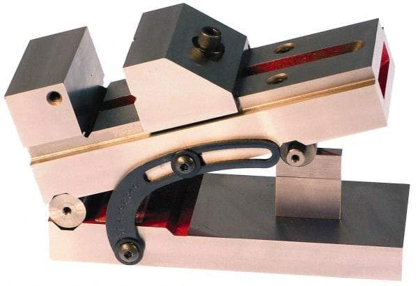 Suburban Tool - 6" Jaw Width x 1-11/16" Jaw Height, 8" Jaw Capacity, Steel, Sine Vise - 12" OAL x 6" Overall Width x 5-1/8" Overall Height, Square to within 0.0003", Parallel to within 0.0003" - Industrial Tool & Supply