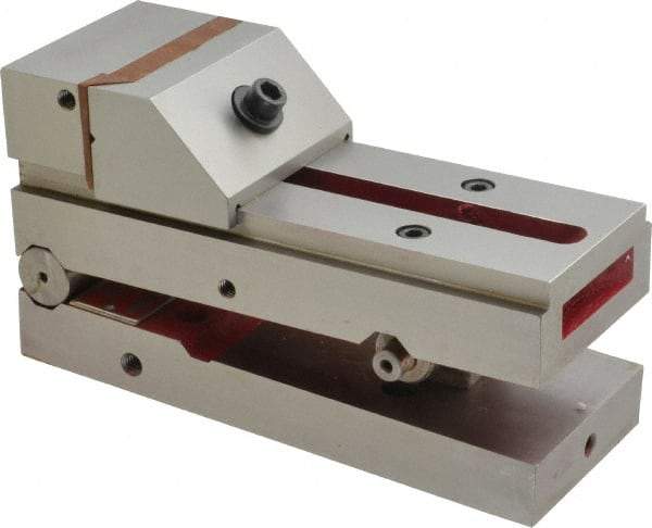 Suburban Tool - 3" Jaw Width x 1-5/16" Jaw Height, 4-3/4" Jaw Capacity, Steel, Sine Vise - 7-1/2" OAL x 3" Overall Width x 3-5/8" Overall Height, Square to within 0.0002", Parallel to within 0.0002" - Industrial Tool & Supply