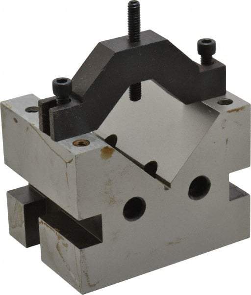 Suburban Tool - 2-7/8" Max Capacity, 90° Angle, Hardened Steel V-Block - 4" Long x 3" Wide x 3" High, Sold as Individual - Industrial Tool & Supply