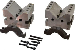 Suburban Tool - 2-7/8" Max Capacity, 90° Angle, Hardened Steel V-Block - 4" Long x 3" Wide x 3" High, Sold as Matched Pair - Industrial Tool & Supply