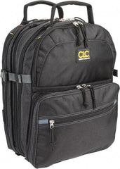 CLC - 75 Pocket Black Ballistic Polyester Backpack Tool Bag - 13" Wide x 13" Deep x 9" High - Industrial Tool & Supply