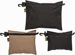 CLC - Black & Khaki Polyester Tool Bag - 9, 7 & 6" Wide x 7" Deep - Industrial Tool & Supply