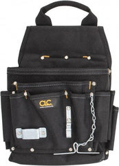 CLC - 12 Pocket Electrician's Holster - Nylon, Black - Industrial Tool & Supply