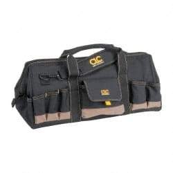 CLC - 32 Pocket Brown & Green Polyester Tool Bag - 24" Wide x 11" Deep x 12" High - Industrial Tool & Supply