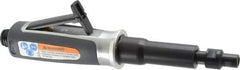Ingersoll-Rand - 1/4" Collet, Straight Handle, Straight Air Die Grinder - 25,000 RPM, Rear Exhaust, 33 CFM, 0.3 hp, 620 kPa, 1/4 NPT - Industrial Tool & Supply