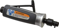 Ingersoll-Rand - 1/4" Collet, Straight Handle, Straight Air Die Grinder - 30,000 RPM, Rear Exhaust, 30 CFM, 0.3 hp, 620 kPa, 1/4 NPT - Industrial Tool & Supply