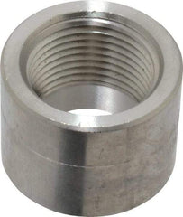 Merit Brass - 3/4" Grade 304/304L Stainless Steel Pipe Half Coupling - FNPT End Connections, 3,000 psi - Industrial Tool & Supply