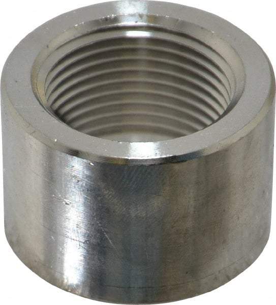 Merit Brass - 1" Grade 304/304L Stainless Steel Pipe Half Coupling - FNPT End Connections, 3,000 psi - Industrial Tool & Supply