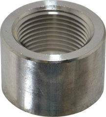 Merit Brass - 1" Grade 304/304L Stainless Steel Pipe Half Coupling - FNPT End Connections, 3,000 psi - Industrial Tool & Supply