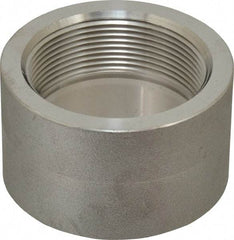 Merit Brass - 2" Grade 304/304L Stainless Steel Pipe Half Coupling - FNPT End Connections, 3,000 psi - Industrial Tool & Supply