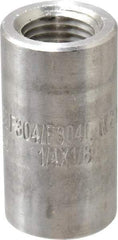 Merit Brass - 1/4 x 1/8" Grade 304/304L Stainless Steel Pipe Reducer Coupling - FNPT x FNPT End Connections, 3,000 psi - Industrial Tool & Supply