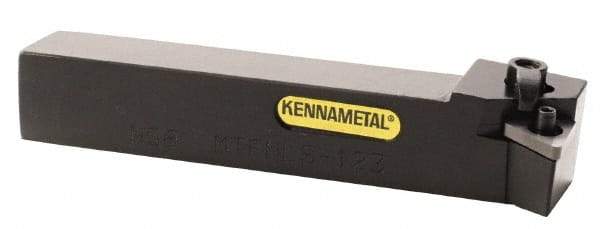 Kennametal - MTFN, Left Hand Cut, 0° Lead Angle, 1" Shank Height x 1" Shank Width, Negative Rake Indexable Turning Toolholder - 6" OAL, TN..43. Insert Compatibility, Series Kenloc - Industrial Tool & Supply