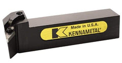 Kennametal - MVUN, Right Hand Cut, 3° Lead Angle, 1-1/4" Shank Height x 1-1/4" Shank Width, Negative Rake Indexable Turning Toolholder - 5" OAL, VN..43. Insert Compatibility, Series Kenloc - Industrial Tool & Supply