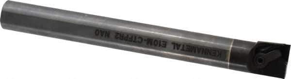 Kennametal - 19.56mm Min Bore Diam, 6" OAL, 5/8" Shank Diam, E-CTFP Indexable Boring Bar - TP.. Insert, Clamp Holding Method - Industrial Tool & Supply