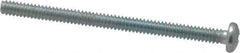 Value Collection - #6-32 UNC, 2" Length Under Head Phillips Drive Machine Screw - Pan Head, Grade 2 Steel, Zinc-Plated Finish, Without Washer - Industrial Tool & Supply