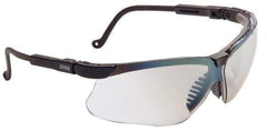 Uvex - SCT-Reflect 50 Lenses, Framed Safety Glasses - Scratch Resistant, Black Polycarbonate Frame, Adjustable Temples, Size Universal, Wrap Around - Industrial Tool & Supply