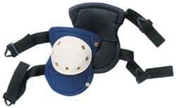 CLC - Size Universal, Buckle Straps, Hard Protective Cap, Knee Pad - Foam Padding, Blue, 2 Straps, Polyester Cover - Industrial Tool & Supply