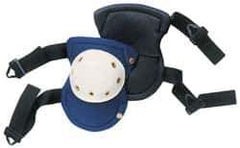 CLC - Size Universal, Buckle Straps, Hard Protective Cap, Knee Pad - Foam Padding, Blue, 2 Straps, Polyester Cover - Industrial Tool & Supply