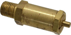 Kingston - 1/4" Inlet, Safety Relief Valve - 75 Max psi, Brass - Industrial Tool & Supply