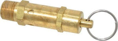 Kingston - 3/8" Inlet, ASME Safety Relief Valve - 150 Max psi, Brass - Industrial Tool & Supply