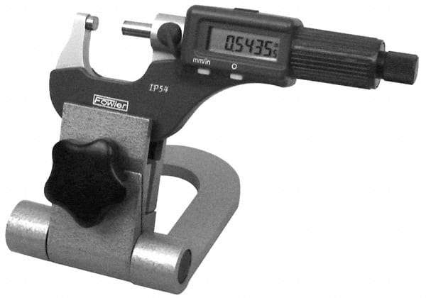Fowler - Micrometer Stand - Use with Any Micrometer - Industrial Tool & Supply