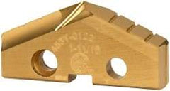 Allied Machine and Engineering - 1-11/16" Diam x 1/4" Thick, Seat Code 3, 132° Included Angle Spade Drill Insert - TiN Coated, Cobalt, Series GEN2 T-A - Industrial Tool & Supply