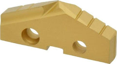 Allied Machine and Engineering - 1-23/32" Diam x 1/4" Thick, Seat Code 3, 132° Included Angle Spade Drill Insert - TiN Coated, Cobalt, Series GEN2 T-A - Industrial Tool & Supply