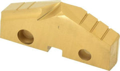 Allied Machine and Engineering - 1-29/32" Diam x 5/16" Thick, Seat Code 4, 132° Included Angle Spade Drill Insert - TiN Coated, High Speed Steel, Series GEN2 T-A - Industrial Tool & Supply