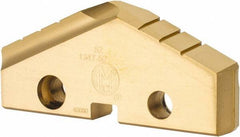 Allied Machine and Engineering - 2-3/64" Diam x 5/16" Thick, Seat Code 4, Spade Drill Insert - TiN Coated, High Speed Steel, Series T-A - Industrial Tool & Supply