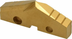 Allied Machine and Engineering - 2-5/32" Diam x 5/16" Thick, Seat Code 4, 132° Included Angle Spade Drill Insert - TiN Coated, High Speed Steel, Series GEN2 T-A - Industrial Tool & Supply