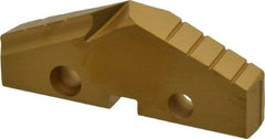 Allied Machine and Engineering - 2-3/16" Diam x 5/16" Thick, Seat Code 4, 132° Included Angle Spade Drill Insert - TiN Coated, High Speed Steel, Series GEN2 T-A - Industrial Tool & Supply