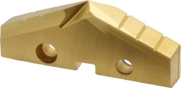 Allied Machine and Engineering - 2-1/4" Diam x 5/16" Thick, Seat Code 4, 132° Included Angle Spade Drill Insert - TiN Coated, High Speed Steel, Series GEN2 T-A - Industrial Tool & Supply