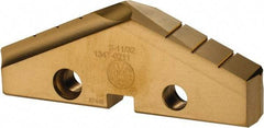 Allied Machine and Engineering - 2-11/32" Diam x 5/16" Thick, Seat Code 4, Spade Drill Insert - TiN Coated, High Speed Steel, Series T-A - Industrial Tool & Supply