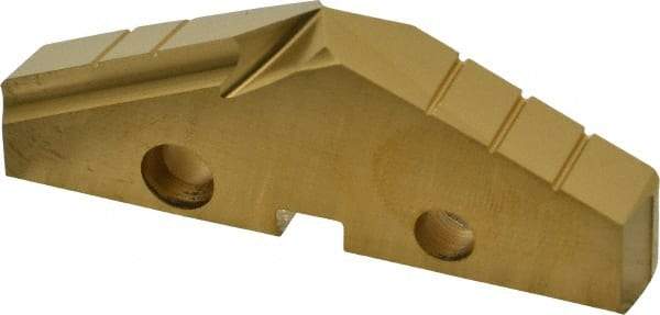 Allied Machine and Engineering - 2-3/8" Diam x 5/16" Thick, Seat Code 4, 132° Included Angle Spade Drill Insert - TiN Coated, High Speed Steel, Series GEN2 T-A - Industrial Tool & Supply