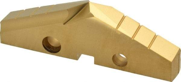 Allied Machine and Engineering - 2-9/16" Diam x 5/16" Thick, Seat Code 4, 132° Included Angle Spade Drill Insert - TiN Coated, High Speed Steel, Series GEN2 T-A - Industrial Tool & Supply