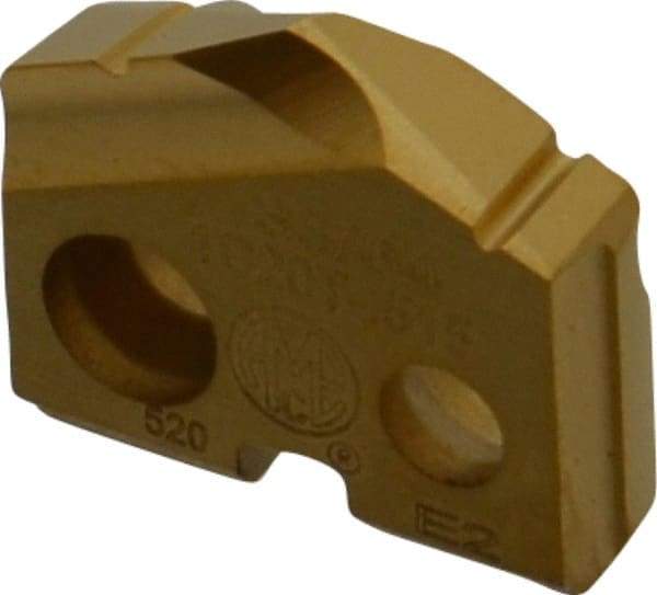 Allied Machine and Engineering - 33/64" Diam x 1/8" Thick, Seat Code 0, 132° Included Angle Spade Drill Insert - TiN Coated, Carbide, Grade K20, Series T-A - Industrial Tool & Supply