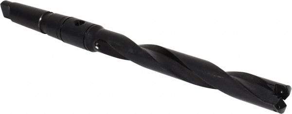 Allied Machine and Engineering - Series 1.5, 55/64 to 15/16" Diam, 3MT Taper Shank, Helical Flute Spade Drill - 6-3/4" Max Depth, 9-39/64" Body Length, 13-5/32" OAL, Standard Length, Through Coolant - Industrial Tool & Supply