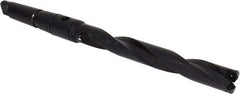 Allied Machine and Engineering - Series 1.5, 55/64 to 15/16" Diam, 3MT Taper Shank, Helical Flute Spade Drill - 6-3/4" Max Depth, 9-39/64" Body Length, 13-5/32" OAL, Standard Length, Through Coolant - Industrial Tool & Supply