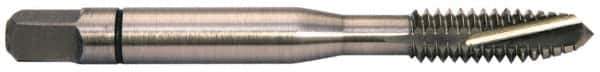 Balax - 5/16-18 UNC, 3 Flute, Bright Finish, Powdered Metal Spiral Point Tap - Plug Chamfer, Right Hand Thread, 2-23/32" OAL, 0.93" Thread Length, 0.318" Shank Diam, 2B Class of Fit, Series BX100 - Exact Industrial Supply