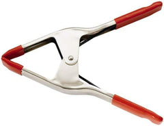 Bessey - 3" Jaw Opening Capacity, 3" Throat Depth, Spring Clamp - Steel Body, Vinyl Handle, Vinyl Tip, 9" OAL - Industrial Tool & Supply