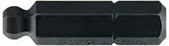 Bondhus - 1/4" Drive, 5/16" Ball End Hex Drive Bit - Industrial Tool & Supply