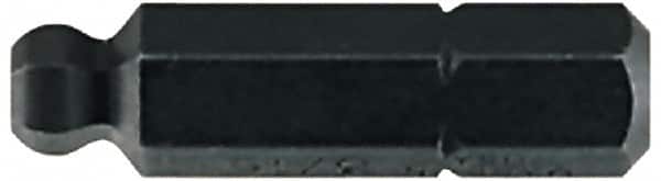 Bondhus - 1/4" Drive, 8mm Ball End Hex Drive Bit - Industrial Tool & Supply