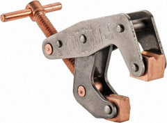 Kant Twist - 350 Lb, 1" Max Opening, 1/2" Open Throat Depth, 1/2" Closed Throat Depth, Cantilever Clamp - High Tensile Steel Jaw, T-Handle, 2-1/8" OAL, 1-3/4" Max Width - Industrial Tool & Supply