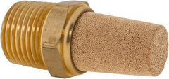 ARO/Ingersoll-Rand - 1/4 Male NPT, 9/16" Hex, 1-3/8" OAL, Muffler - 250 Max psi - Industrial Tool & Supply