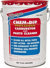 Berryman Products - Chlorinated Carburetor & Parts Cleaner - 5 Gal Pail - Industrial Tool & Supply