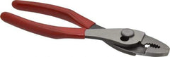 Proto - 6-11/16" OAL, 1-15/16" Jaw Length x 1-1/16" Jaw Width, Long Nose Wire Cutter Pliers - Standard Jaw, Thin Nose Head, Plastisol Handles - Industrial Tool & Supply
