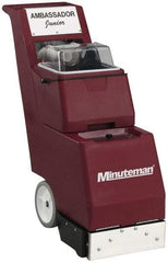 Minuteman - 14" Cleaning Width, 85" Water Lift, Walk Behind Carpet Extractor - 95 CFM Air Flow, 1 hp, 6 Gal Tank Capacity, 6 Gal Tank Recovery Capacity, 50 Pump psi - Industrial Tool & Supply