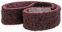 3M - 1" Wide x 18" OAL, Aluminum Oxide Abrasive Belt - Aluminum Oxide, Medium, Nonwoven, Series SC-BS - Industrial Tool & Supply
