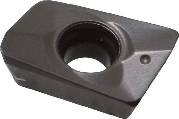 Seco - XOMX120408 D14 Grade MP1500 Carbide Milling Insert - TiCN/Al2O3 Finish, 0.163" Thick, 0.031" Corner Radius - Industrial Tool & Supply